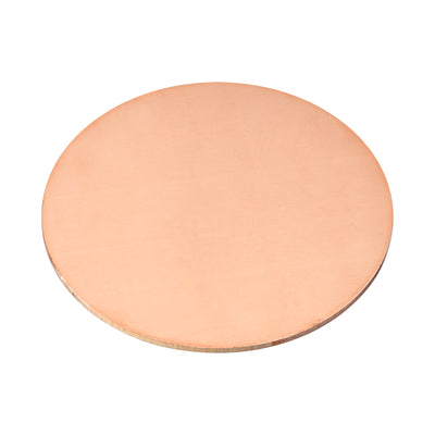 Harfington Uxcell Pure Copper Sheet, 3 5/16" x 0.08" 12 Gauge T2 Copper Metal Round Plate