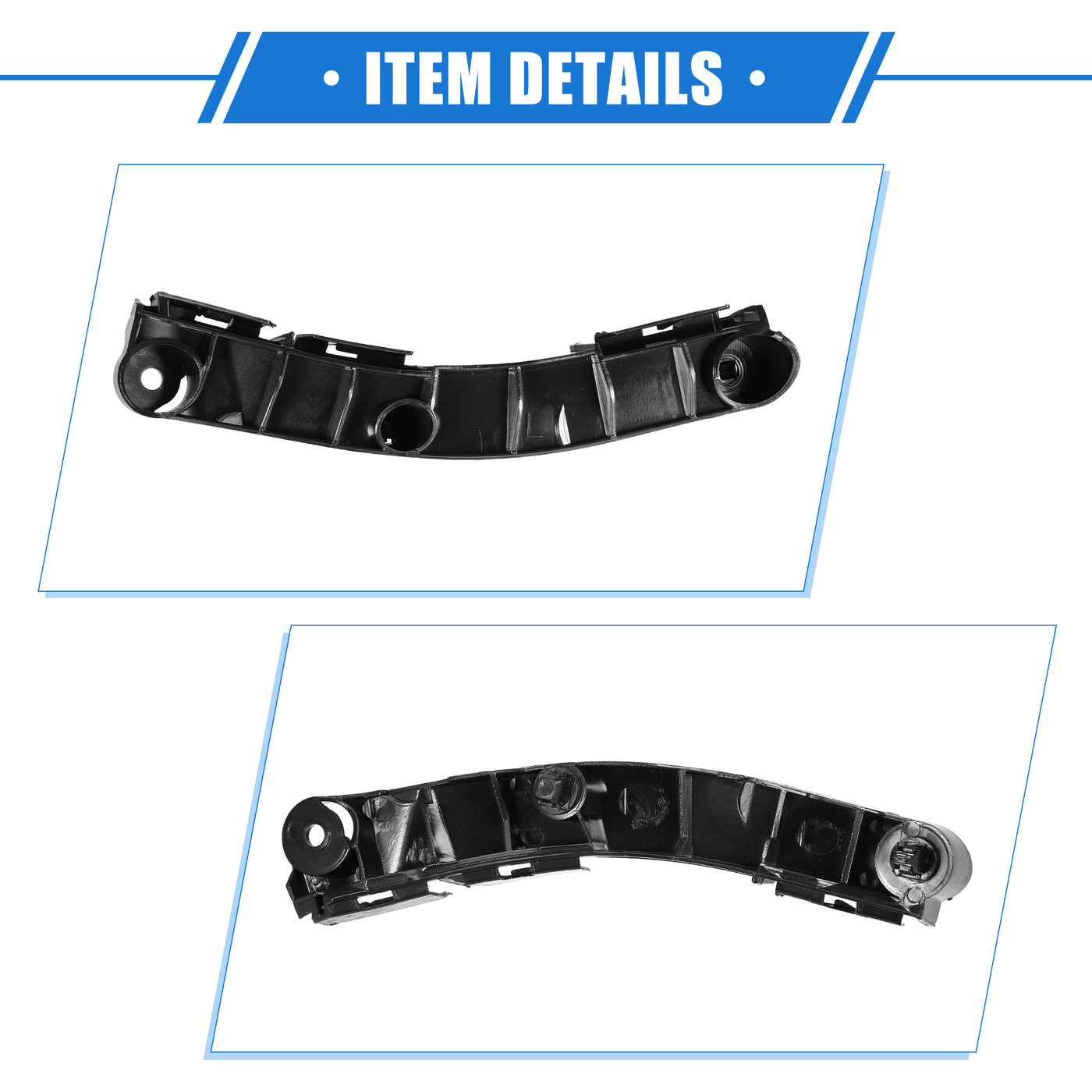 VekAuto Bumper Mounting Support Bracket Compatible for Scion TC 2005-2010, Left Bumper Retainer Plastic Black