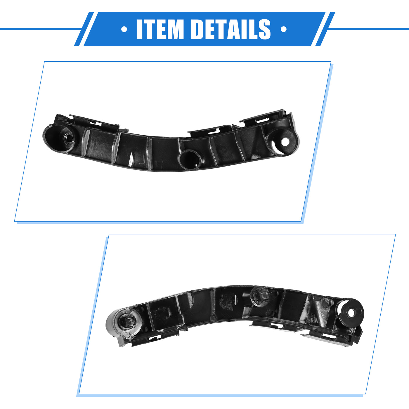 VekAuto Bumper Mounting Support Bracket Compatible for Scion TC 2005-2010, Right Bumper Retainer Plastic Black