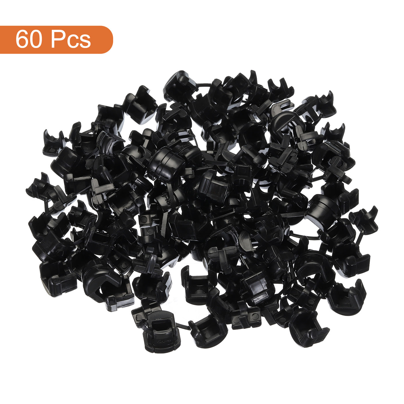 Harfington 60pcs 4-5mm Strain Relief Cord Connector Cable Bushing Boot Sleeve for Electric Cable Cord Insulation Protection, 5N-4