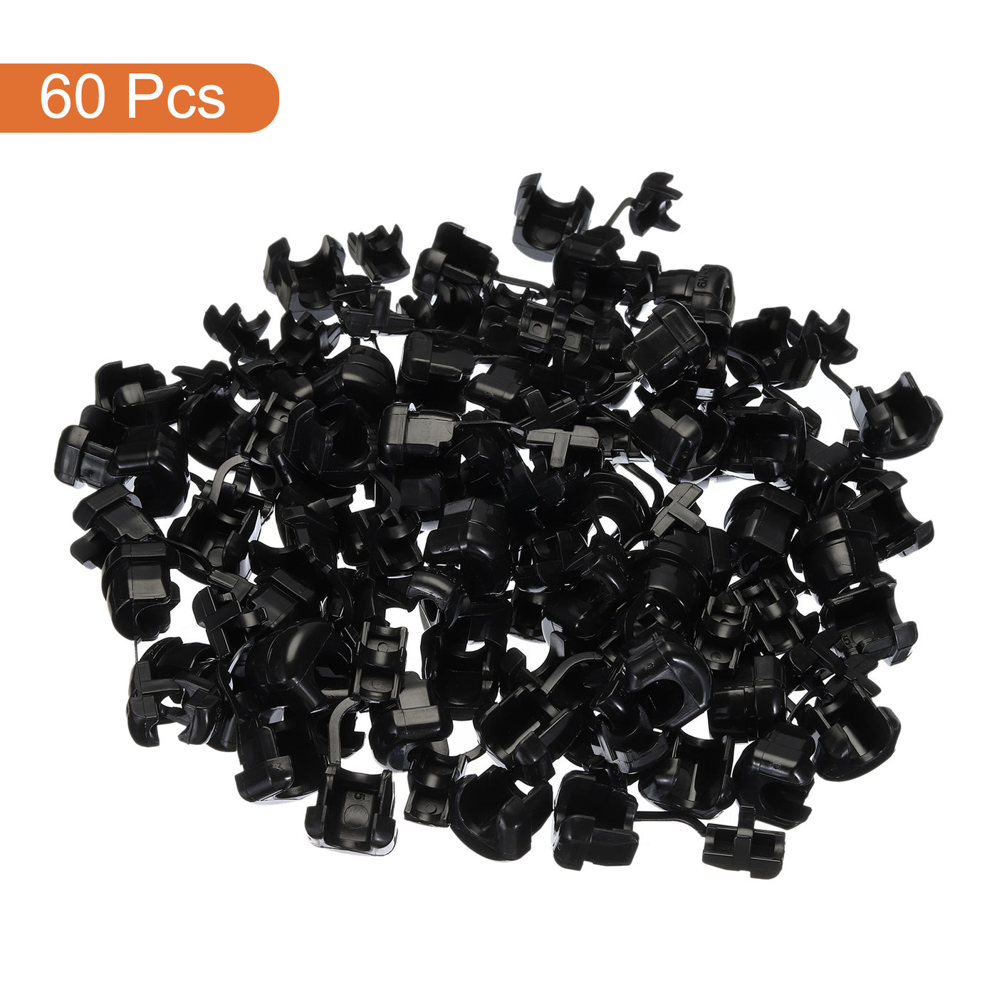 Harfington 60pcs 4.5-5.5mm Strain Relief Cord Connector Cable Bushing Boot Sleeve for Electric Cable Cord Insulation Protection, 6N-4