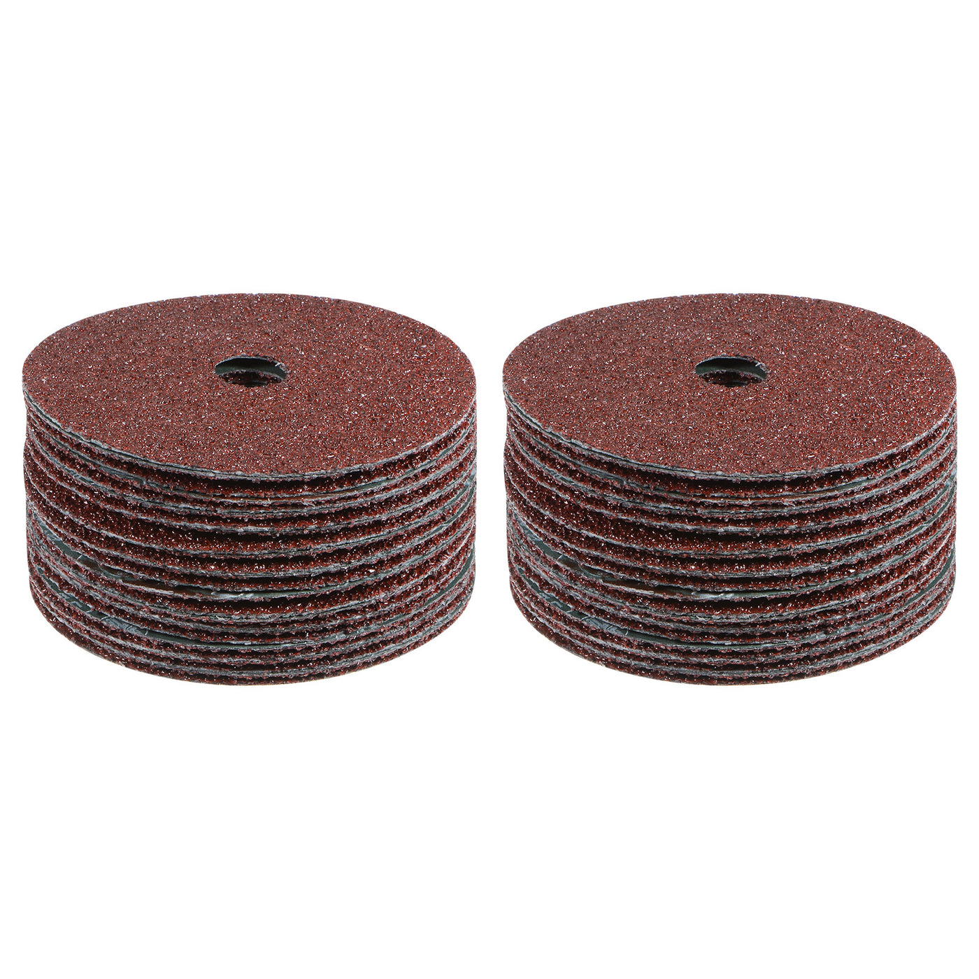 Harfington 50pcs 24 Grit Aluminum Oxide Resin Fiber Discs 4"x5/8" Abrasive Discs