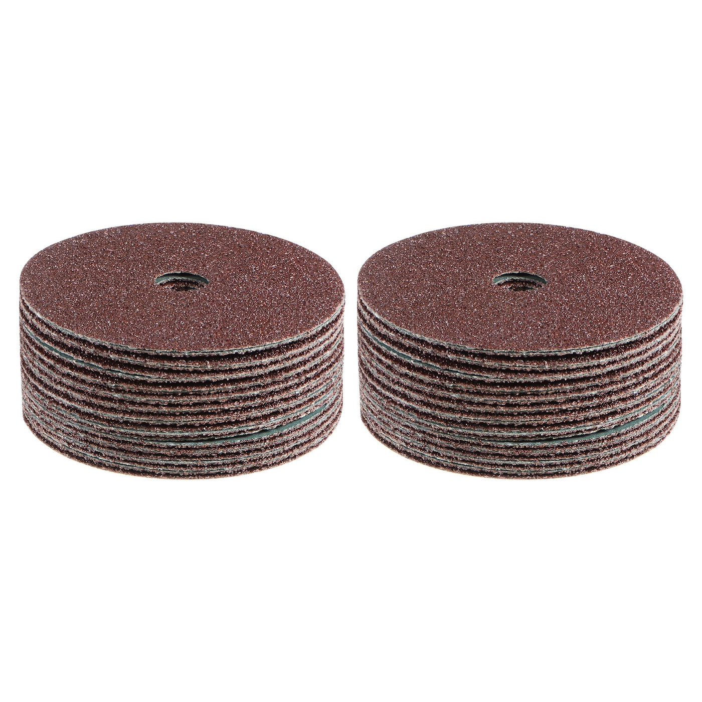 Harfington 50pcs 36 Grit Aluminum Oxide Resin Fiber Discs 4"x5/8" Abrasive Discs