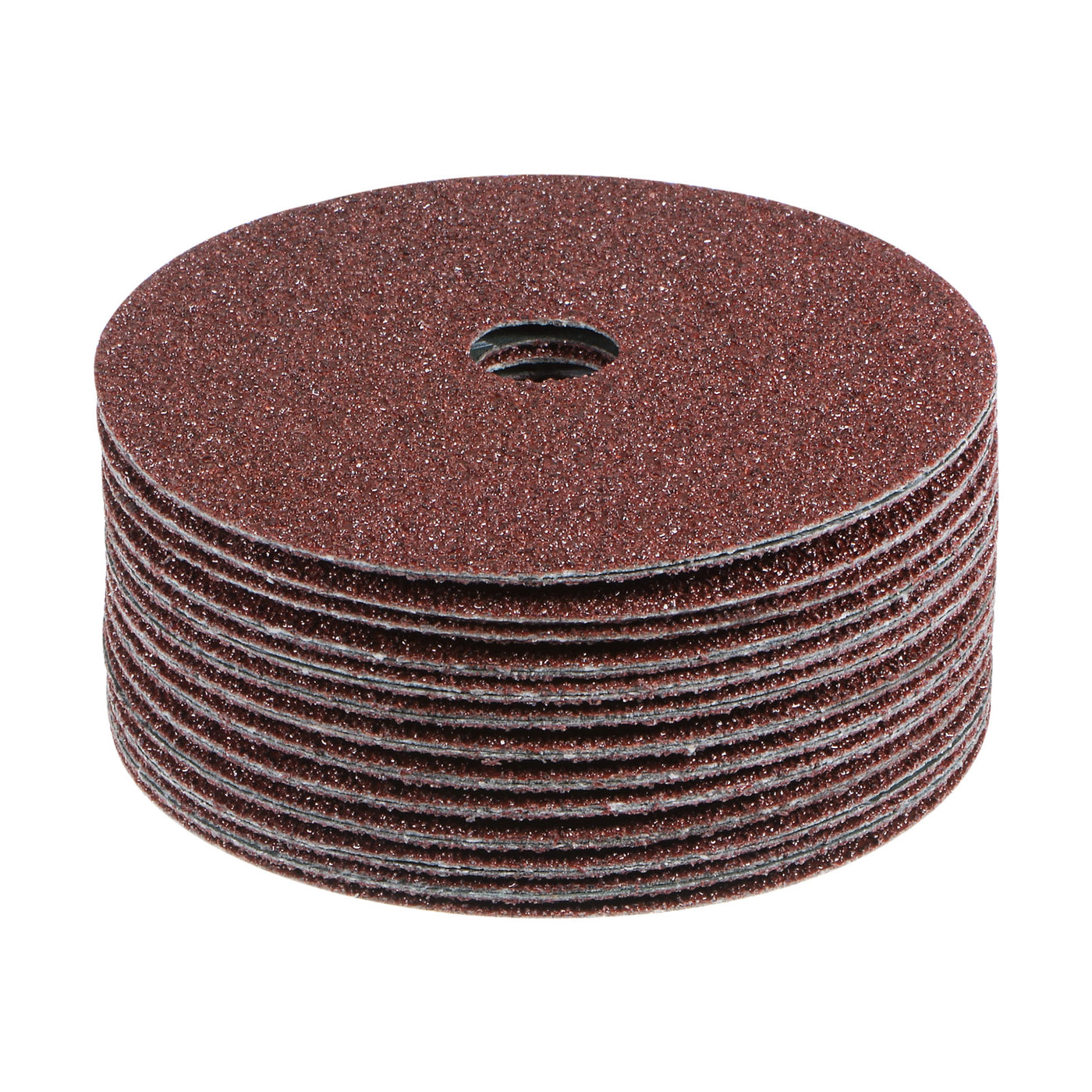 Harfington 25pcs 40 Grit Aluminum Oxide Resin Fiber Discs 4"x5/8" Abrasive Discs