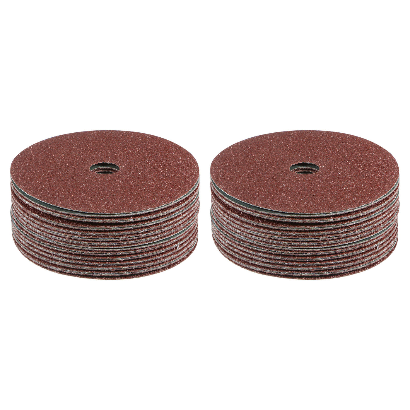 Harfington 50pcs 60 Grit Aluminum Oxide Resin Fiber Discs 4"x5/8" Abrasive Discs