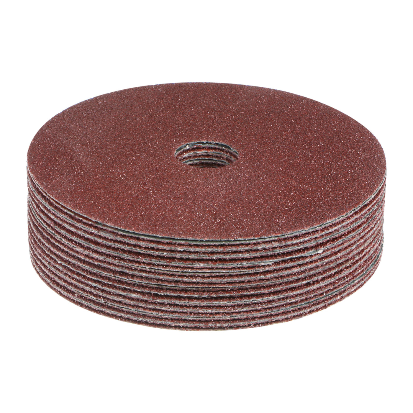 Harfington 25pcs 40 Grit Aluminum Oxide Resin Fiber Discs 5"x7/8" Abrasive Discs