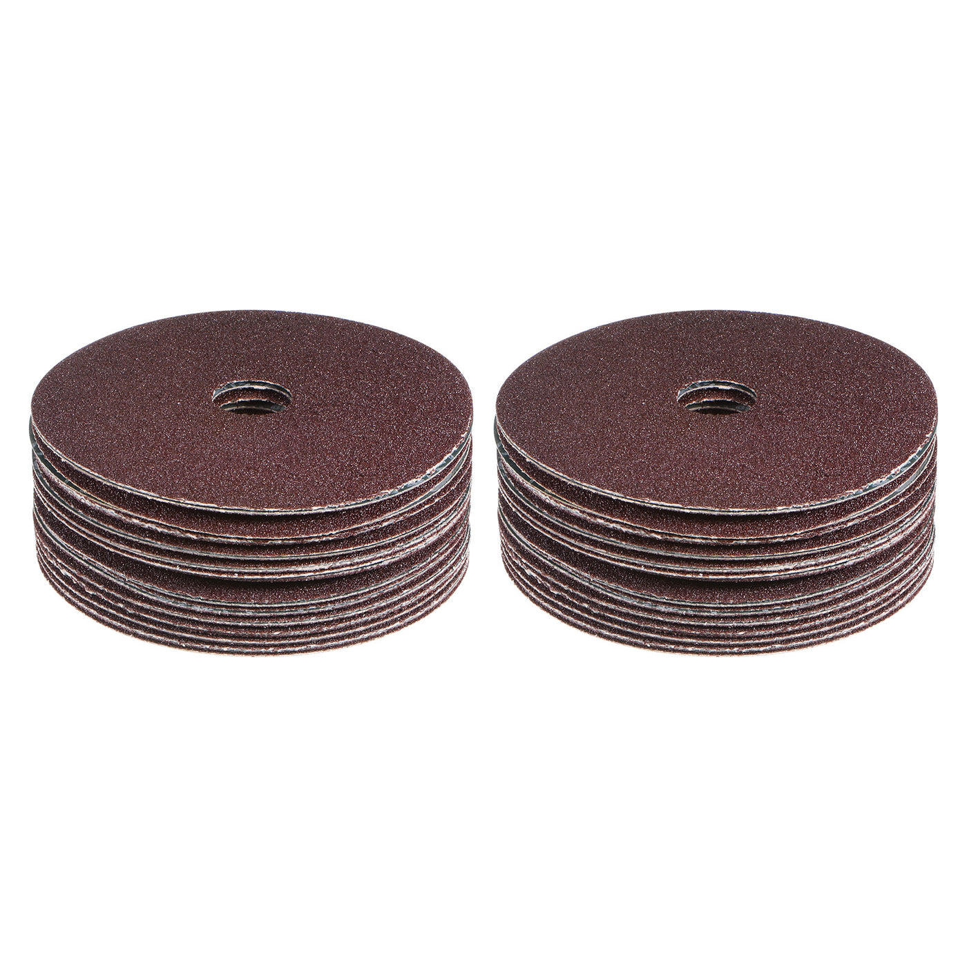 Harfington 50pcs 60 Grit Aluminum Oxide Resin Fiber Discs 5"x7/8" Abrasive Discs