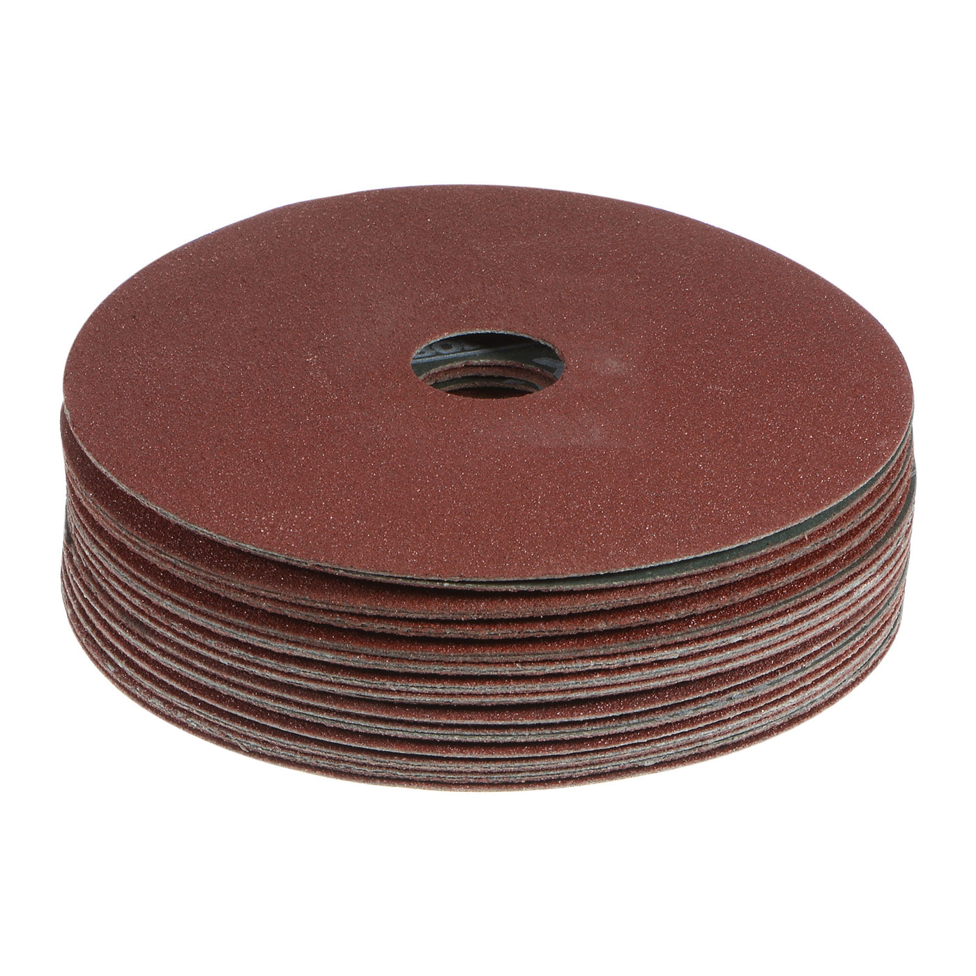 Harfington 25pcs 80 Grit Aluminum Oxide Resin Fiber Discs 5"x7/8" Abrasive Discs