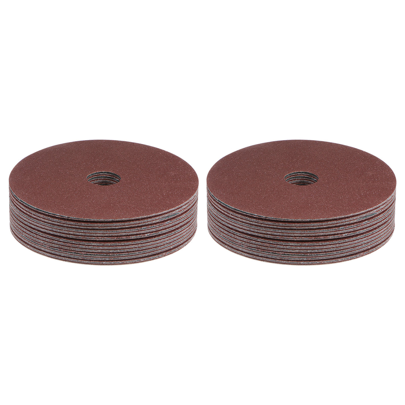 Harfington 50pcs 120 Grit Aluminum Oxide Resin Fiber Discs 5"x7/8" Abrasive Discs