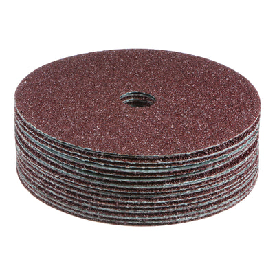 Harfington 25pcs 36 Grit Aluminum Oxide Resin Fiber Discs 6"x7/8" Abrasive Discs