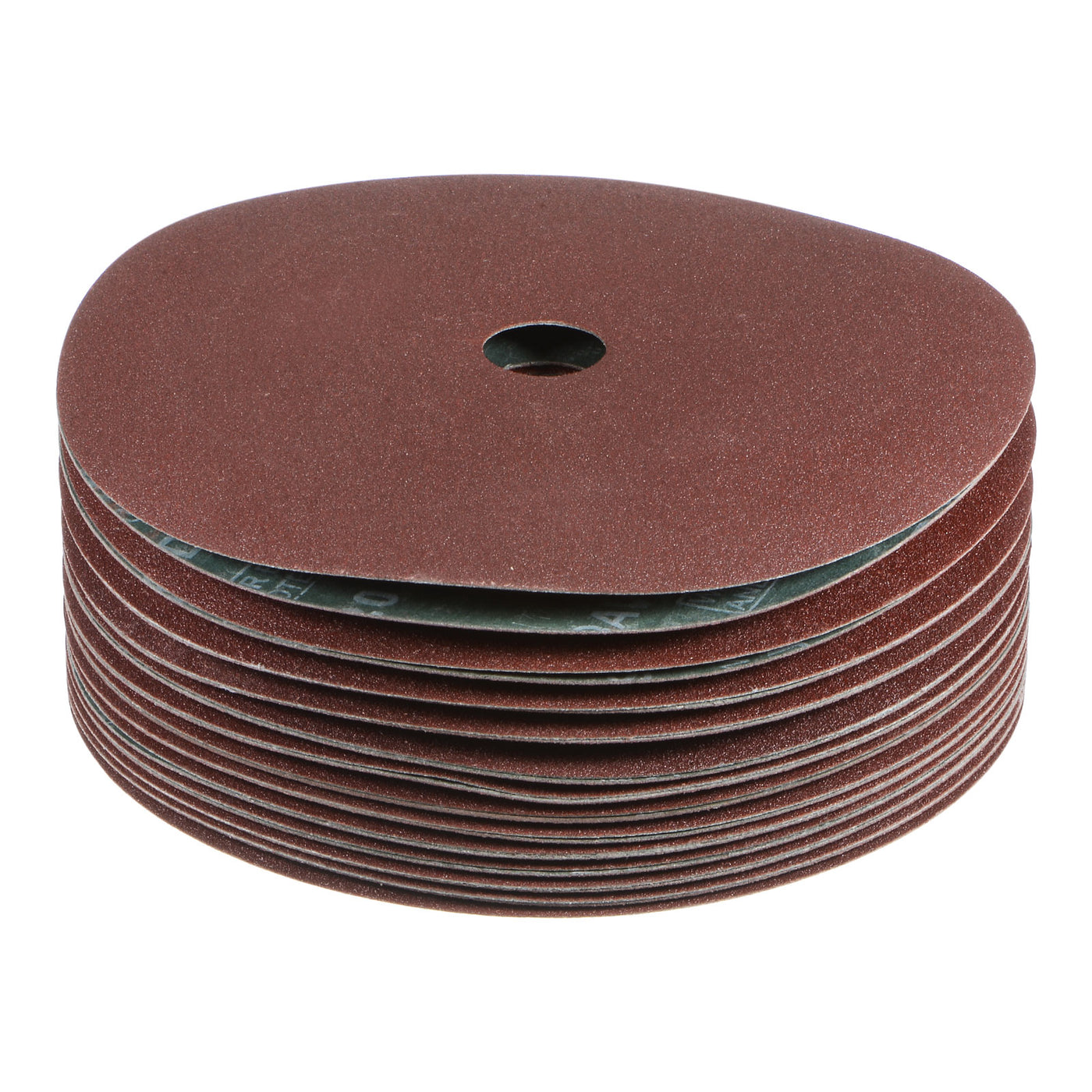 Harfington 25pcs 120 Grit Aluminum Oxide Resin Fiber Discs 7"x7/8" Abrasive Discs