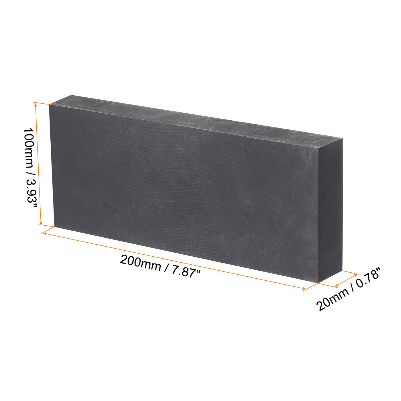 Harfington Graphite Block Ingot Graphite Electrode Plate Board for Melting Casting, Electrolysis Electroplating