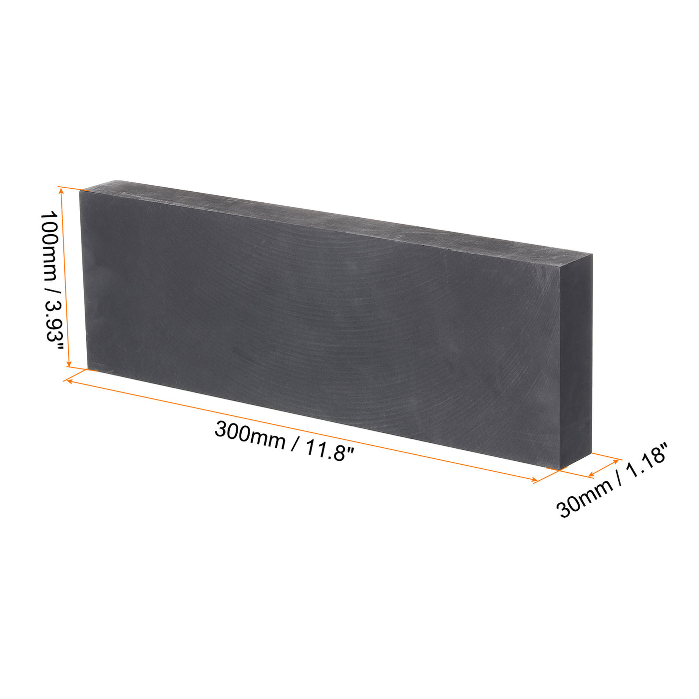 Harfington Graphite Block Ingot Graphite Electrode Plate Board for Melting Casting, Electrolysis Electroplating