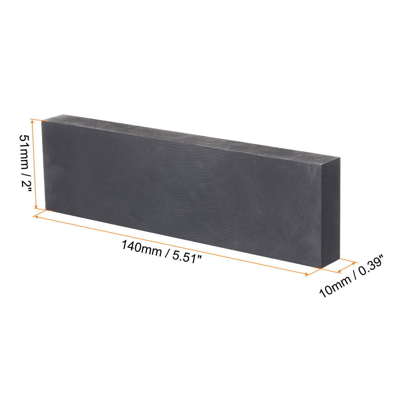 Harfington Graphite Block Ingot Graphite Electrode Plate Board for Melting Casting, Electrolysis Electroplating