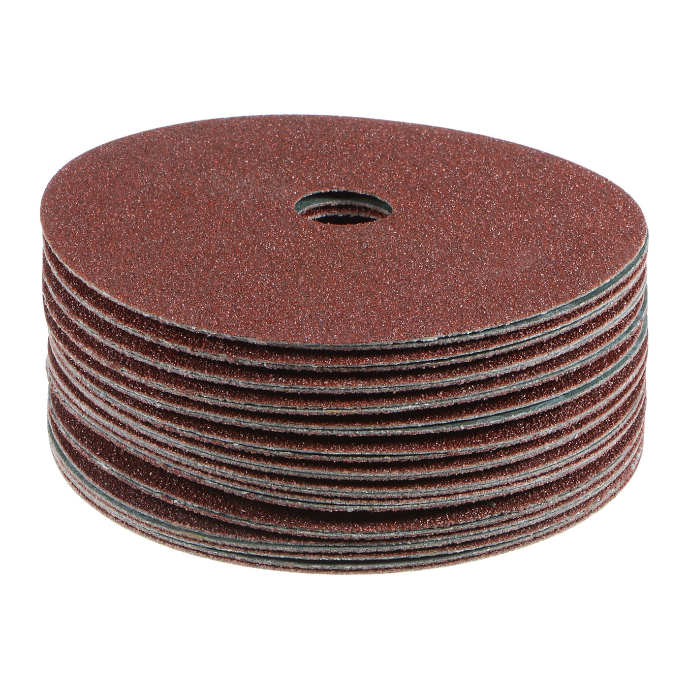 Harfington 25pcs 80 Grit Aluminum Oxide Resin Fiber Discs 4-1/2"x7/8" Abrasive Discs