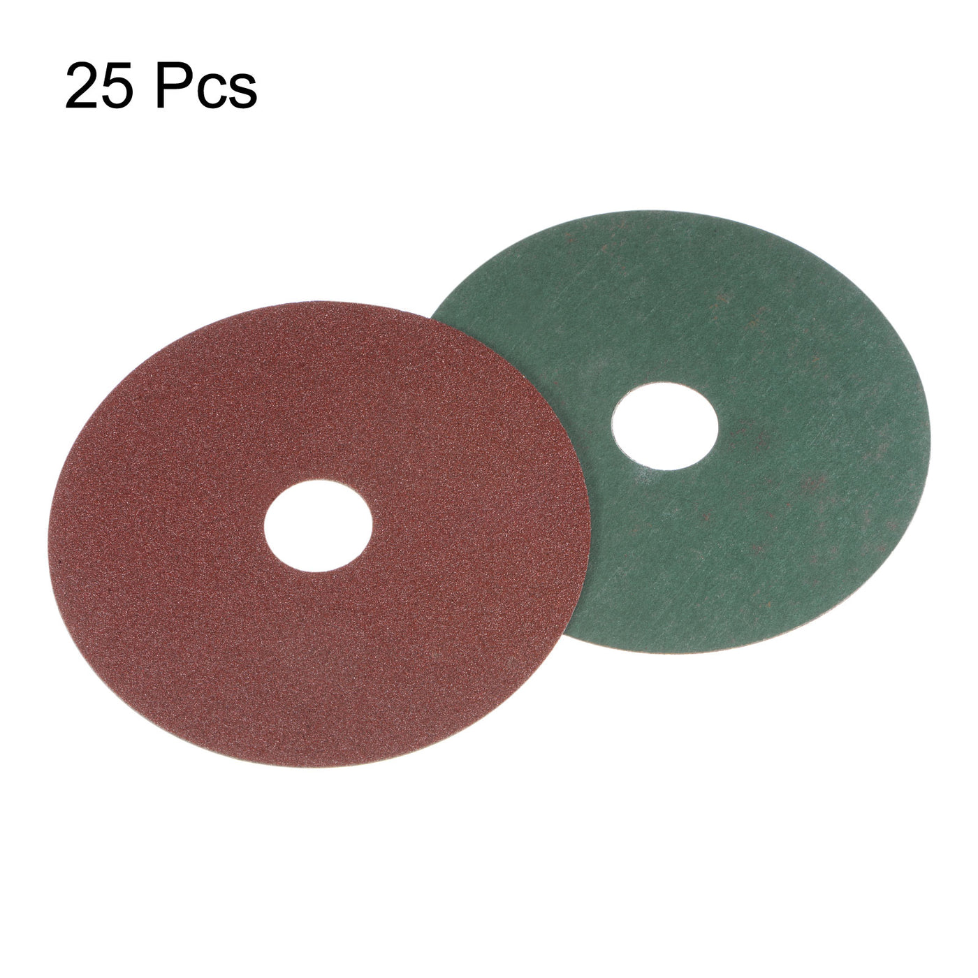 Harfington 25pcs 100 Grit Aluminum Oxide Resin Fiber Discs 4-1/2"x7/8" Abrasive Discs