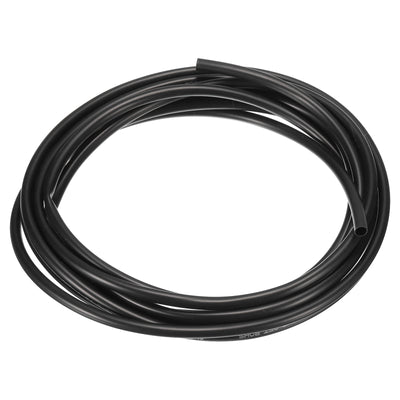 Harfington Uxcell Black PVC Tube Wire Harness Tubing, 4mm ID 10ft Sleeve for Wire Sheathing Wire Protection