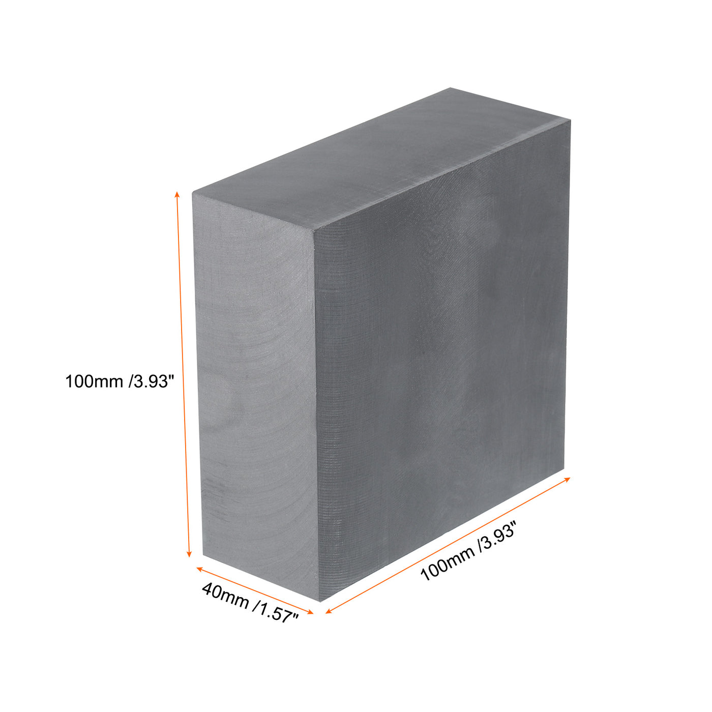 Harfington Graphite Block Ingot Graphite Electrode Plate Board for Melting Casting, Electrolysis Electroplating