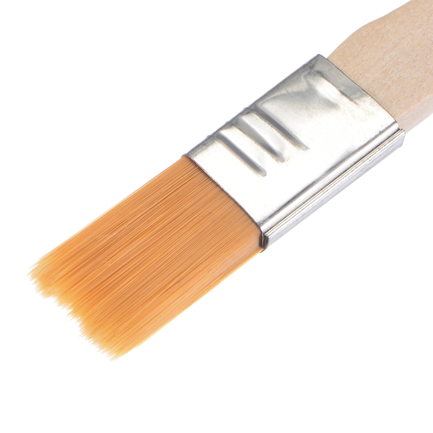 uxcell Uxcell 24Pcs 5" Paint Brush 0.5" Width Soft Nylon Bristle with Wood Handle for Wall, Cabinets, Fences