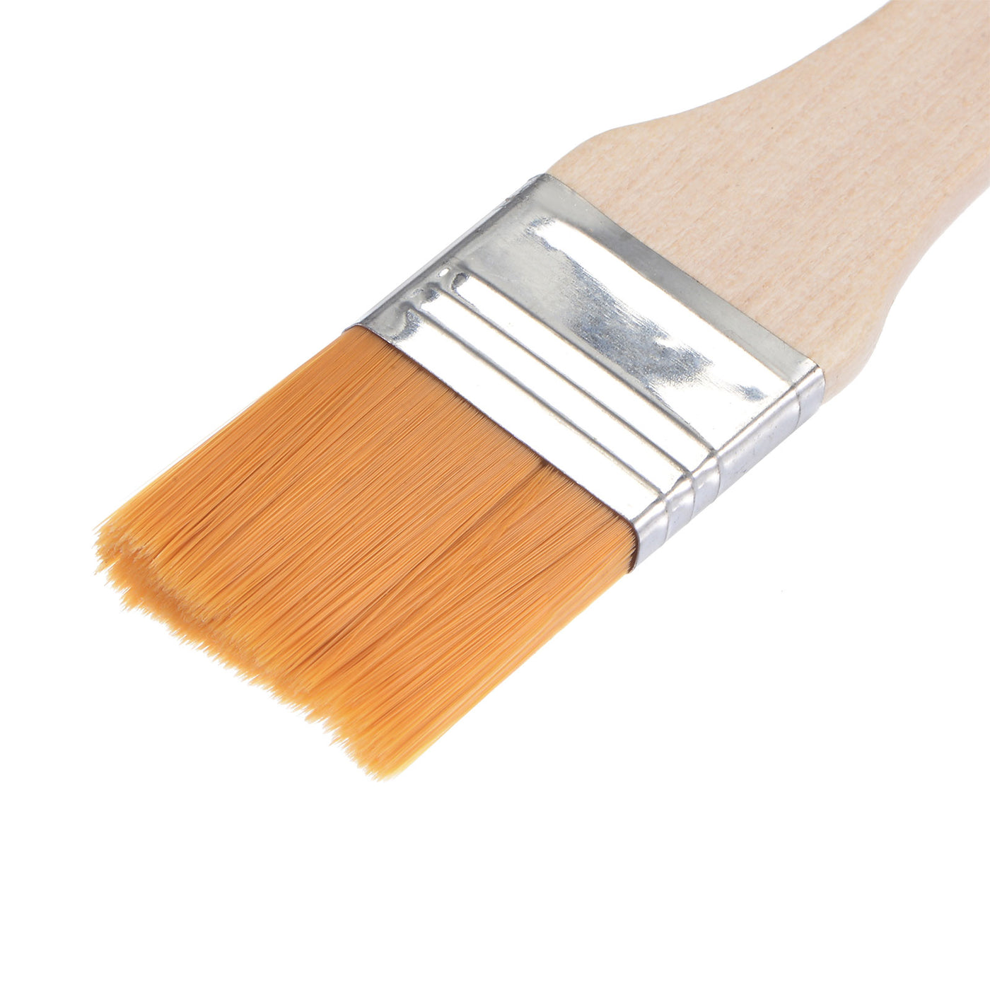 uxcell Uxcell 24Pcs 6" Paint Brush 1" Width Soft Nylon Bristle with Wood Handle for Wall, Cabinets, Fences