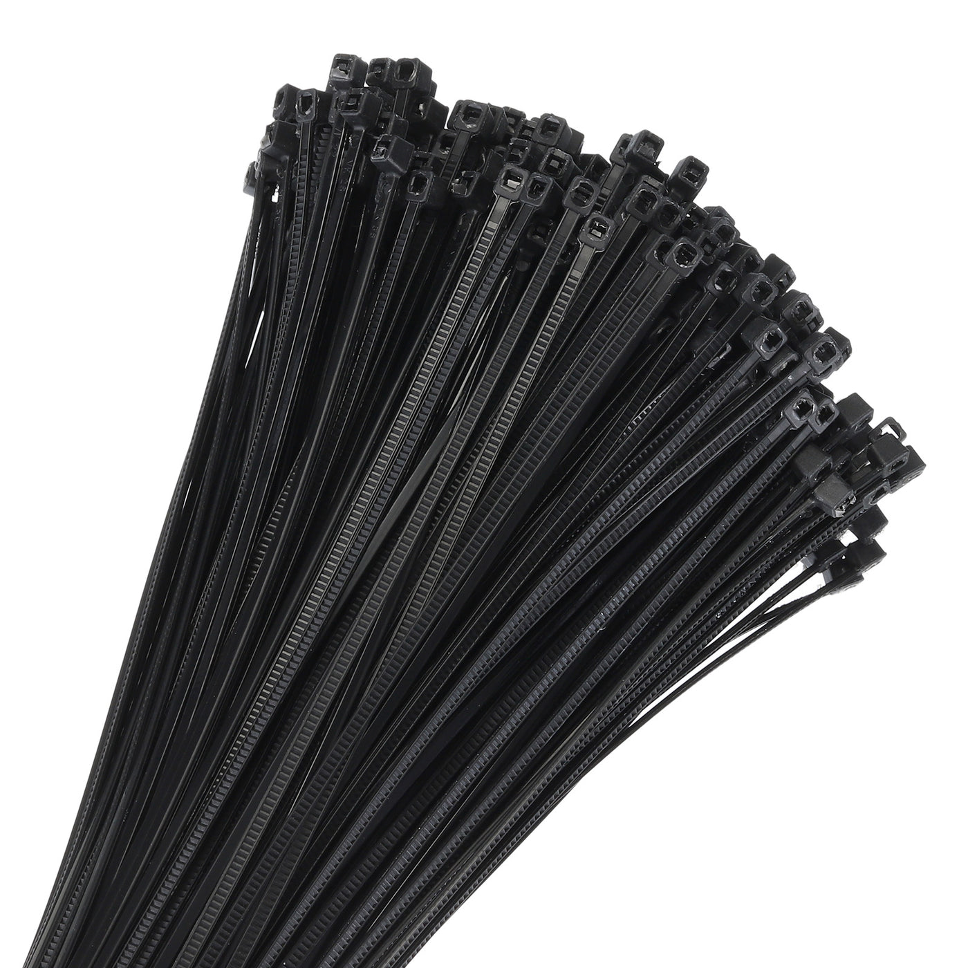 Harfington 1000pcs 5 Inch 11 Lbs Cable Zip Ties Self-Locking Small Nylon Cable Tie Wraps 1/8" for Cord Management, Black