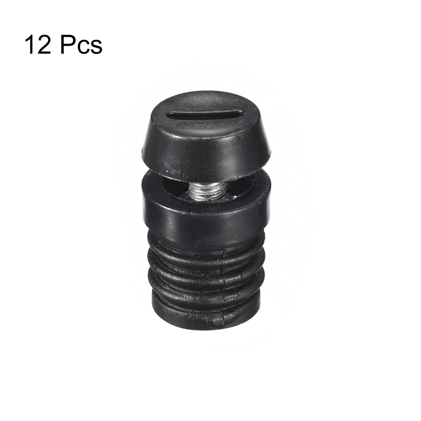 uxcell Uxcell 12Pcs Inserts for Round Tubes with Leveling Feet, for 19mm/0.75" OD Round Tube