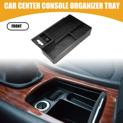 Harfington Center Console Organizer Tray - Car Front Armrest Storage Box - for Lexus NX250 2022-2023 Plastic Black - 1 Pc