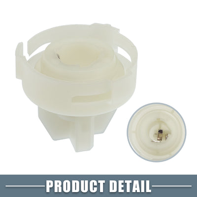 Harfington Turn Signal Light Bulb Socket No.1J0953123 Lamp Socket for Volkswagen Golf 1998-2009 Plastic White