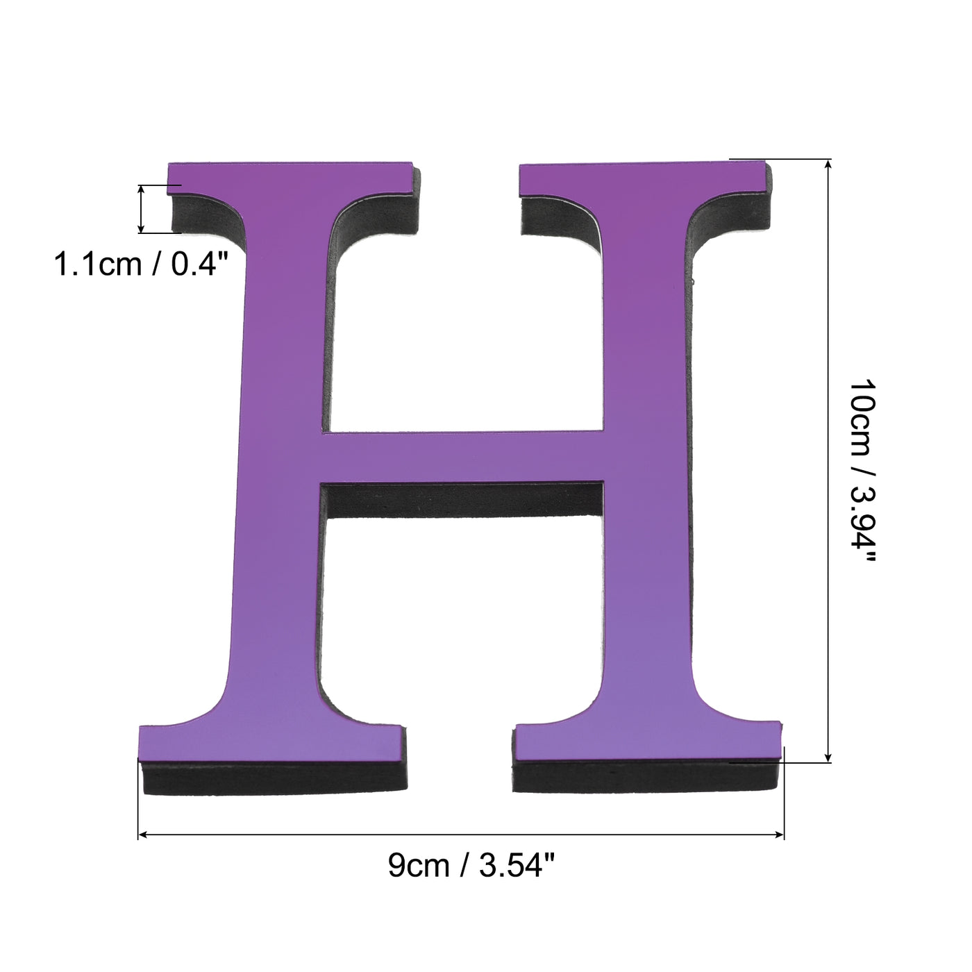 Harfington House Mailbox Letters Stickers 3D Street Address Letter Self Adhesive Decal Alphabet for Home Office Apartment