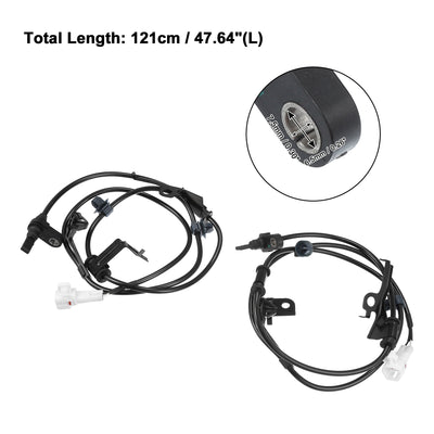 Harfington Front Left Right ABS Wheel Speed Sensor Fit for Toyota Yaris 1.5L VVTi M/T S Sedan 2008 2009 No.8954252030/8954352030 - Pack of 2