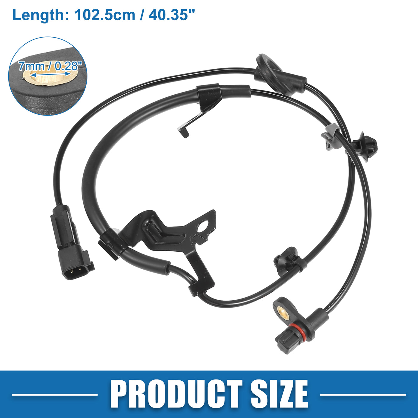 A ABSOPRO Rear Left ABS Wheel Speed Sensor No.4670A579 ABS Sensor for Mitsubishi Lancer Outlander Outlander Sport