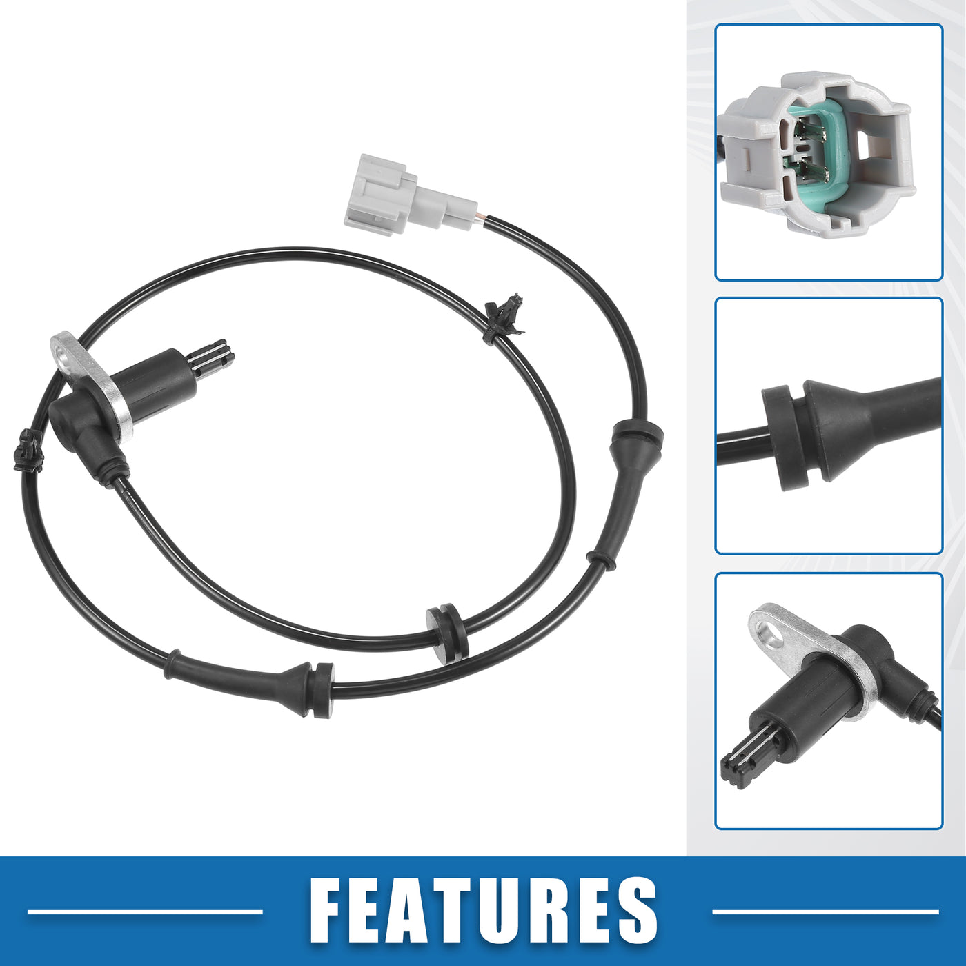 A ABSOPRO Rear Right ABS Wheel Speed Sensor No.479002Y060 ABS Sensor for Nissan Maxima GLE GXE SE 3.5L V6 - Gas 2002 2003