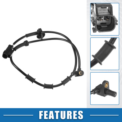 Harfington Front Left Right ABS Wheel Speed Sensor No.5083204AA ABS Sensor for Dodge for Ram 1500 2002-2005