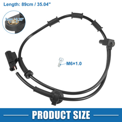 Harfington Front Left Right ABS Wheel Speed Sensor No.5083204AA ABS Sensor for Dodge for Ram 1500 2002-2005