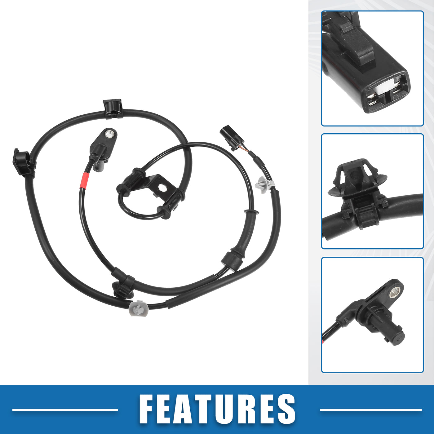 A ABSOPRO Front Right ABS Wheel Speed Sensor No.956712W000 ABS Sensor for Hyundai Santa Fe Santa Fe Sport 2013-2018