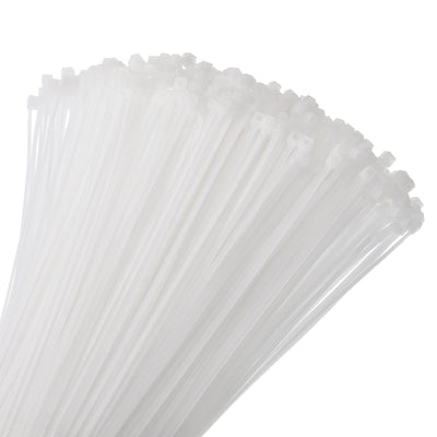 Harfington 1600pcs 3 Inch 11 Lbs Cable Zip Ties Self-Locking Small Nylon Cable Tie Wraps 1/8" for Cord Management, White