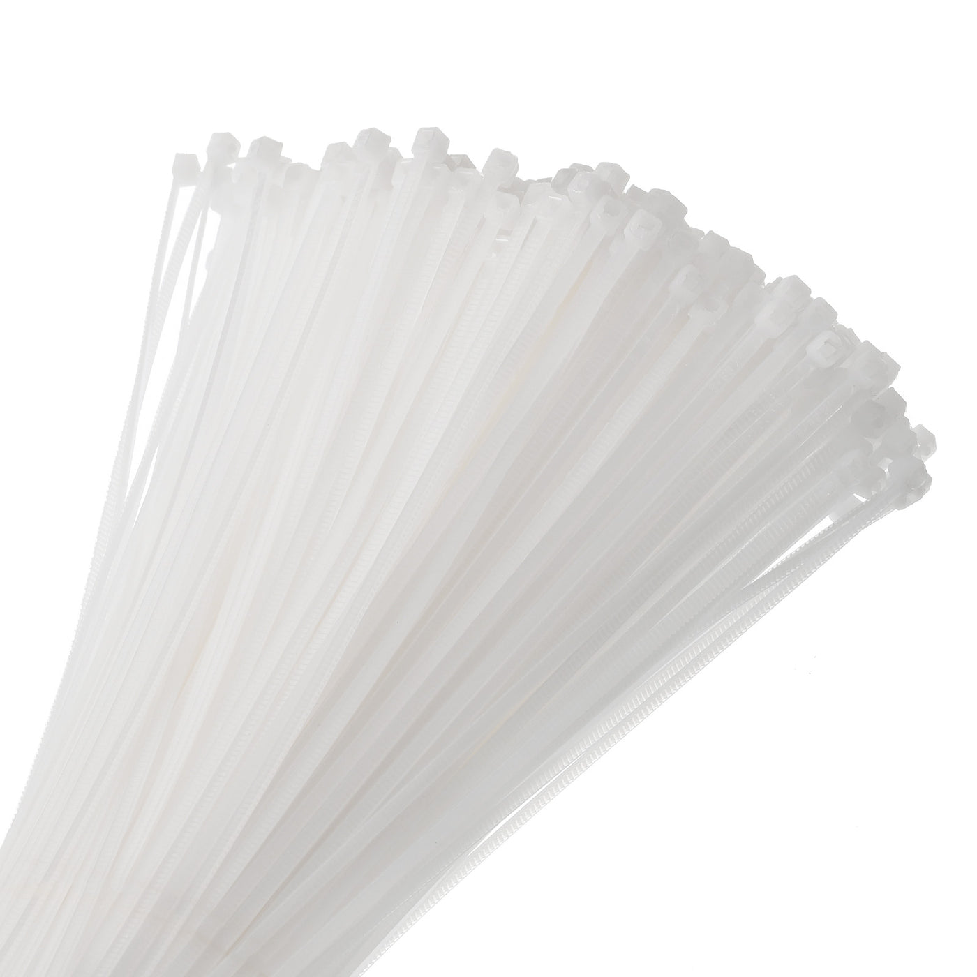 Harfington 500pcs 4 Inch 40 Lbs Cable Zip Ties Self-Locking Small Nylon Cable Tie Wraps 4mm for Cord Management, White