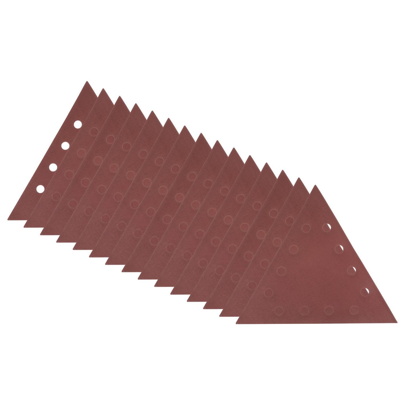 Harfington 15pcs Sandpapers 1500 Grit 12 Holes Hook & Loop Triangular Sanding Pad