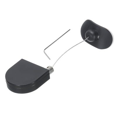 Harfington Retractable Remote Control Arc Terminal Lock,for TV,Cable Lock 1Set Black 35.43"