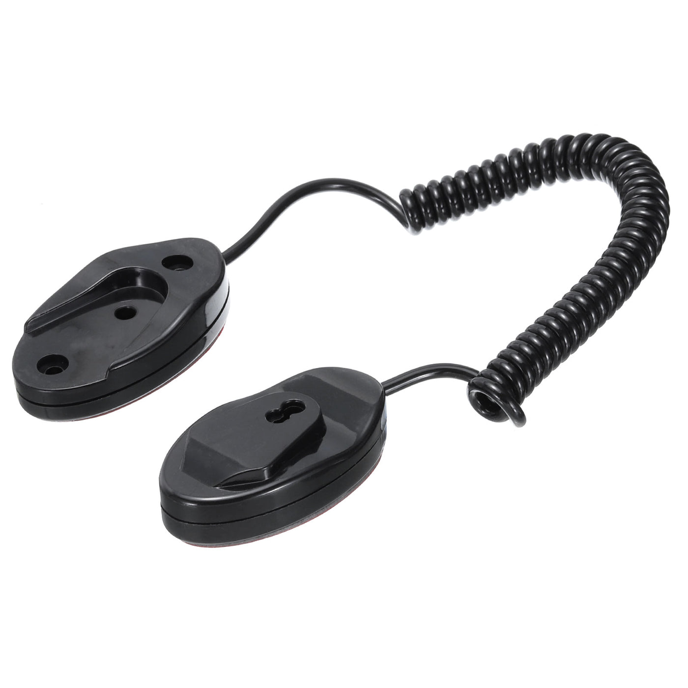 Harfington Retractable F2 Remote Control Cable Leash,for DVD,Cup,Phone 1Set Black 47.24"