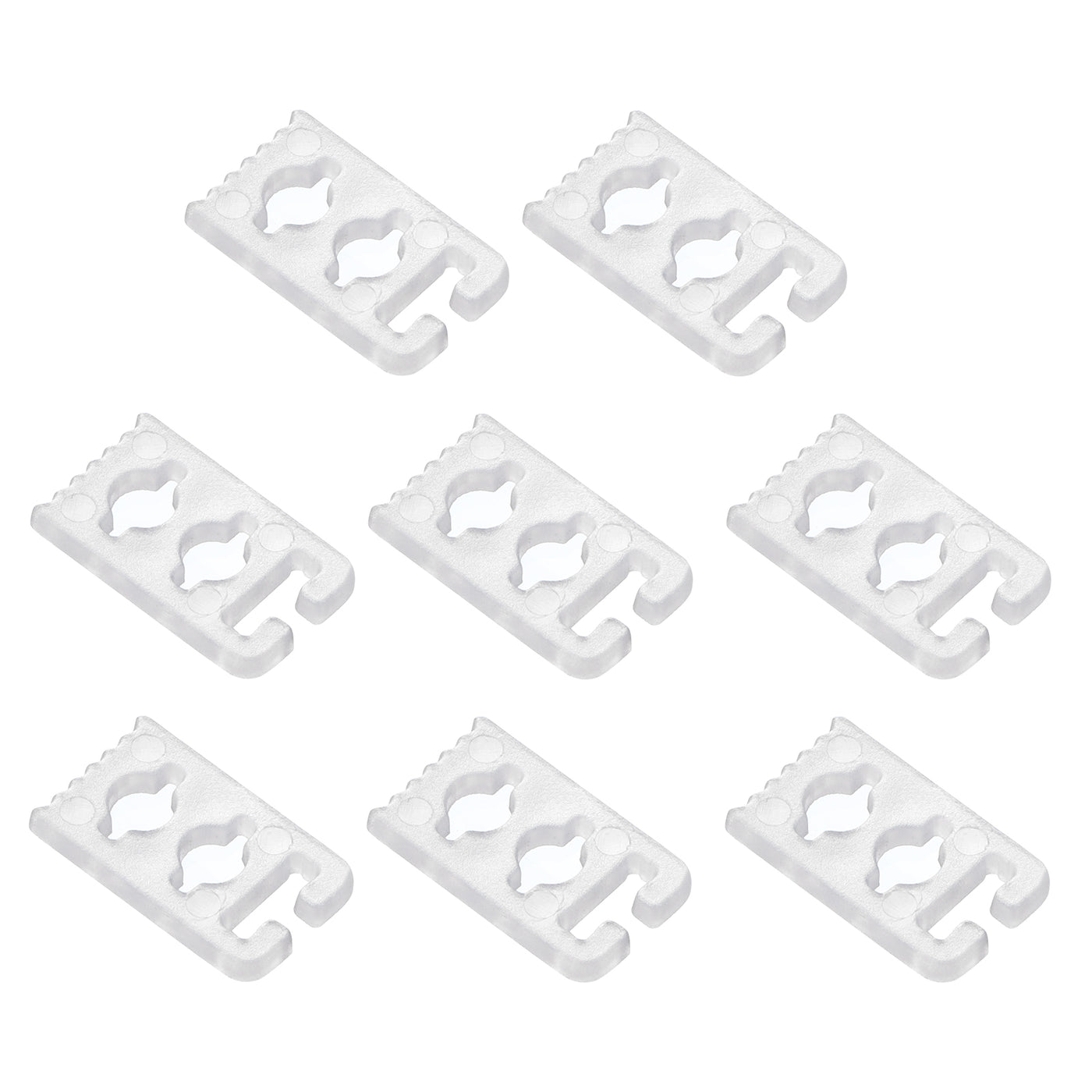 uxcell Uxcell No Tie Shoelace Buckles, Transparent PP Lace Lock Clip for Shoes, 8Pcs