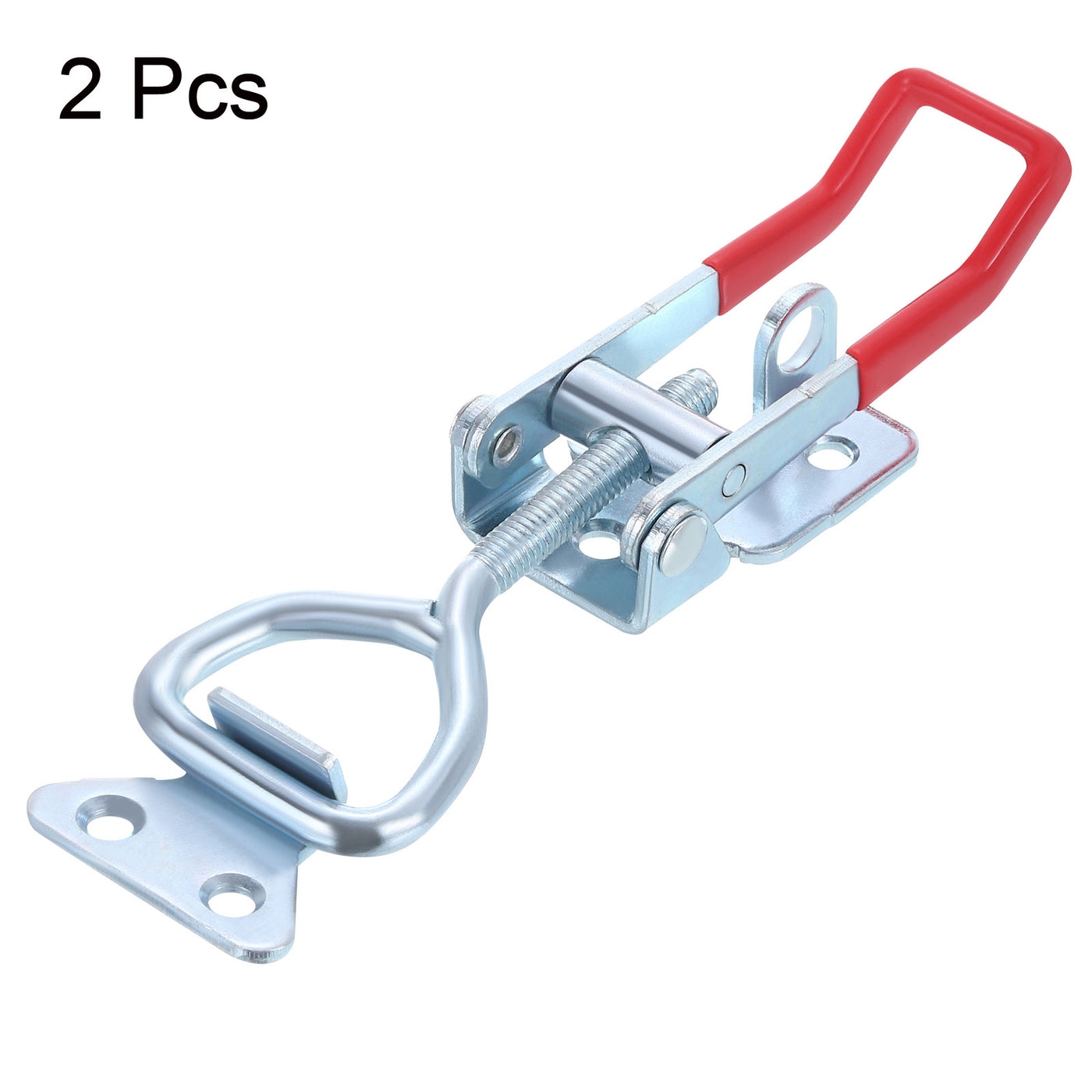 uxcell Uxcell 2Pcs 7.5 Inch Iron Adjustable Toggle Latch Clamp 661lbs Holding Capacity