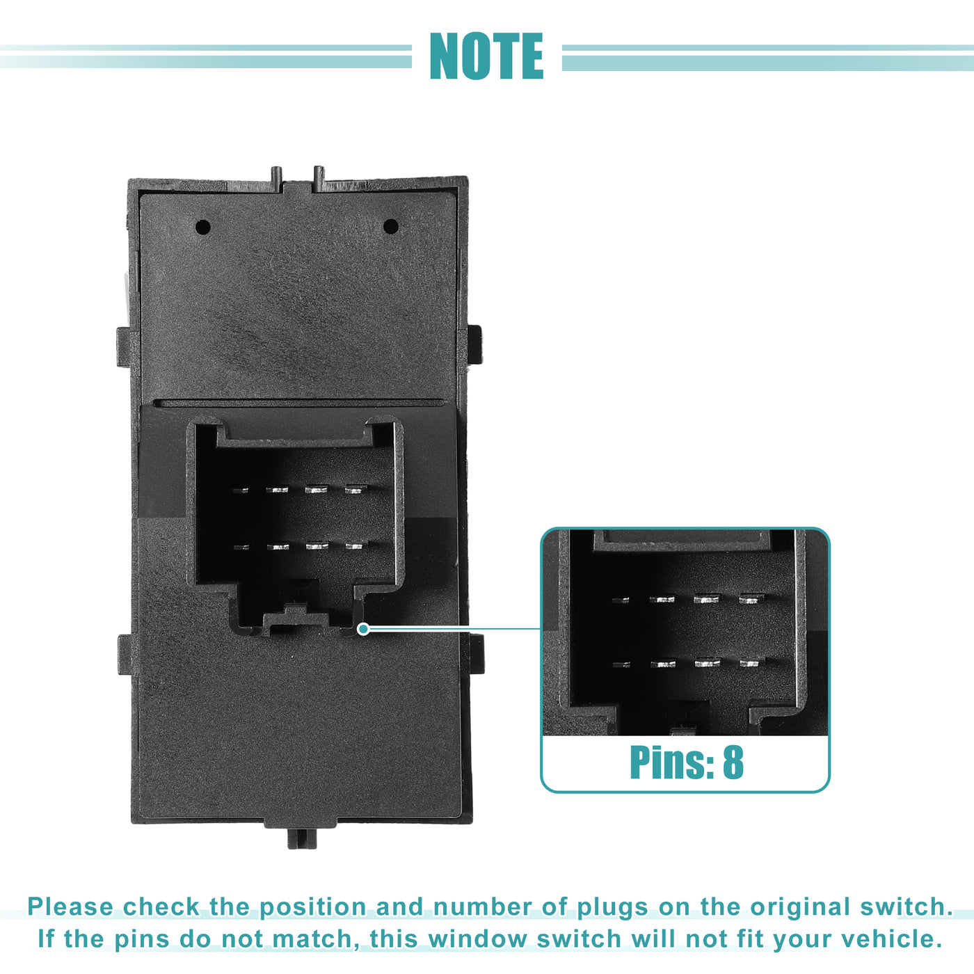 ACROPIX Power Window Switch Window Control Switch Fit for Chevrolet Cruze 2011 2012 for Chevrolet Cruze Limited 2016 with Removal Tool No.20917577 - Pack of 1