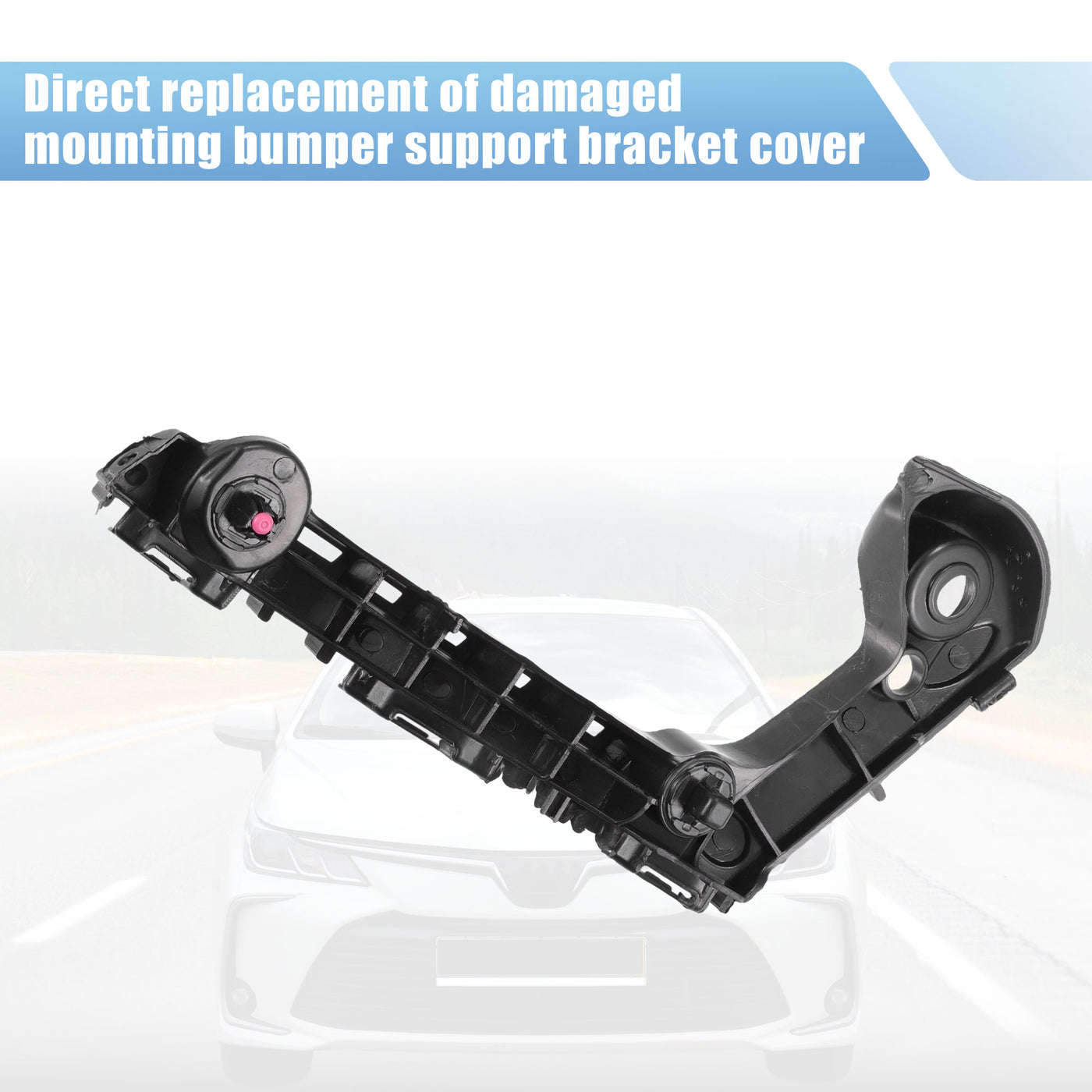 X AUTOHAUX Bumper Bracket Side Retainer Replacement for Toyota Corolla 2019-2023 No.52116-02460/52116-12470