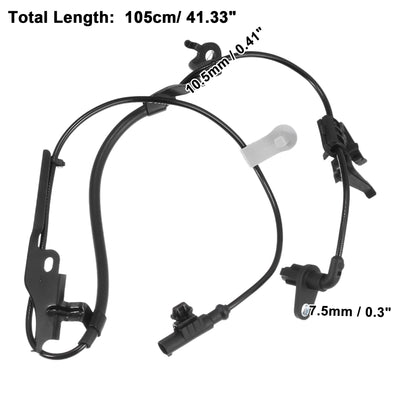 Harfington Front Left Right Car ABS Wheel Speed Sensor Fit for Toyota Venza 2009-2015 No.895430T010/895420T010 - Pack of 2