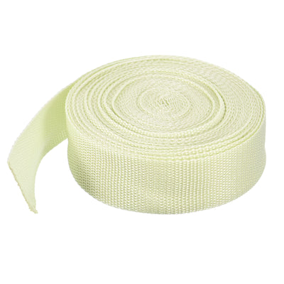 Harfington Lightweight Polypropylene Webbing Strap 0.8" 10 Yard Backpack Strapping Band Apricot for Outdoor Luggage Cargo Straps