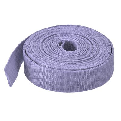 Harfington Lightweight Polypropylene Webbing Strap 0.8" 10 Yard Backpack Strapping Band Purple for Outdoor Luggage Cargo Straps