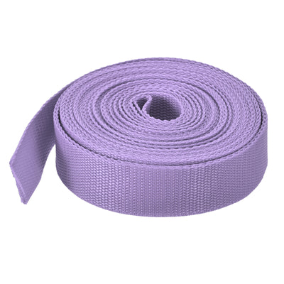 Harfington Lightweight Polypropylene Webbing Strap 0.8" 10 Yard Backpack Strapping Band Lavender Purple for Outdoor Luggage Cargo Straps