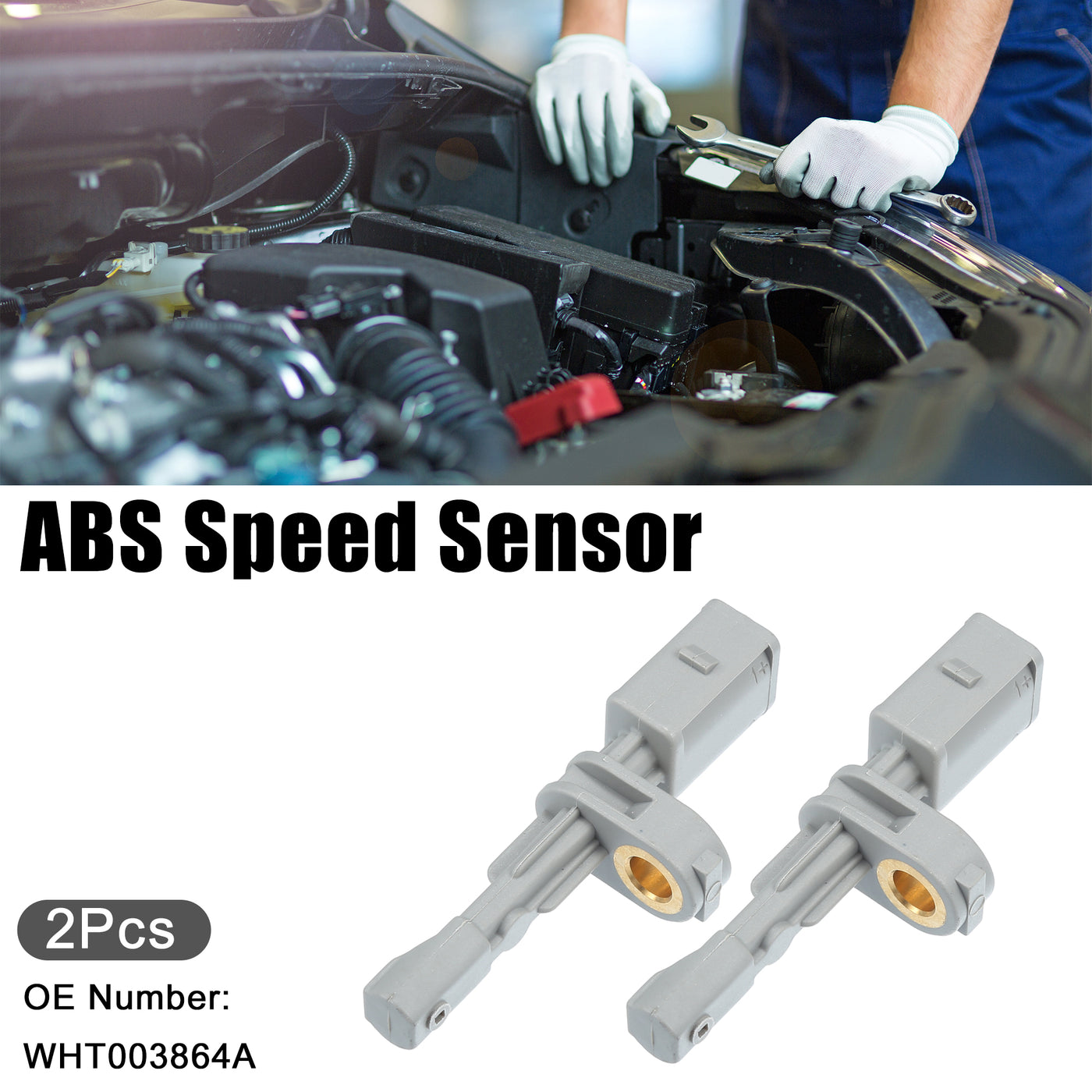 ACROPIX Hinten Links Rechts ABS-Sensor passend für Audi A3 Nr. WHT003864A - 2 Stück