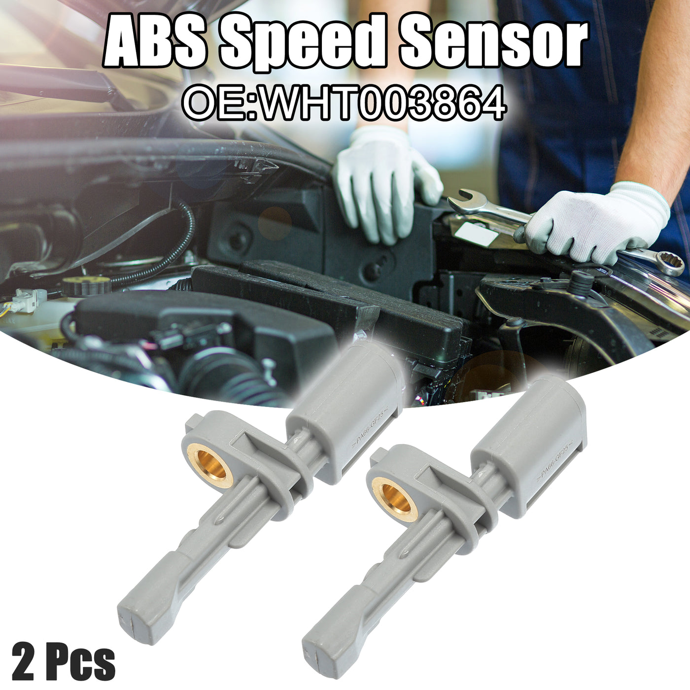 ACROPIX Hinten Links Rechts ABS-Sensor passend für Audi A3 Nr. WHT003864 - 2 Stück